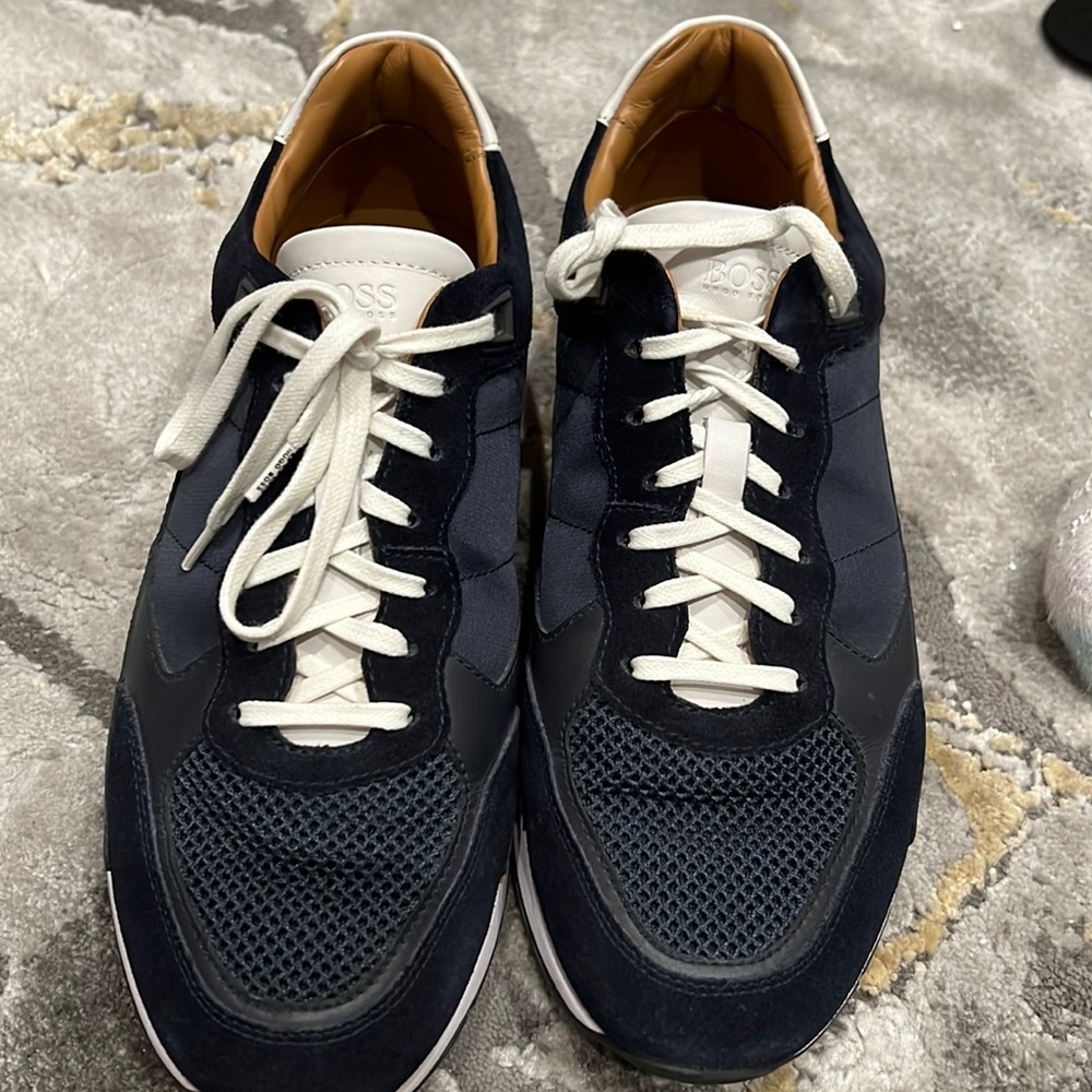 Hugo boss blue sneakers
